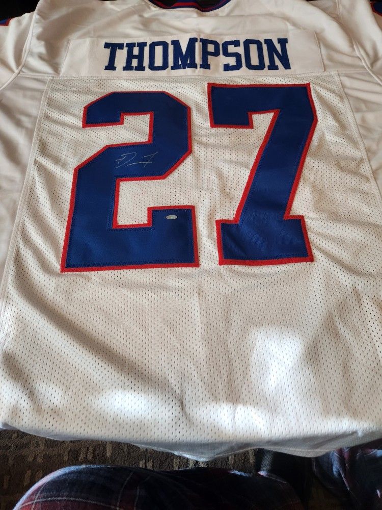Darian Thompson Autograhed Jersey