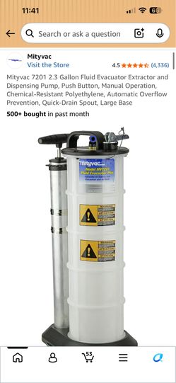 Evacuator Extractor and Dispensing