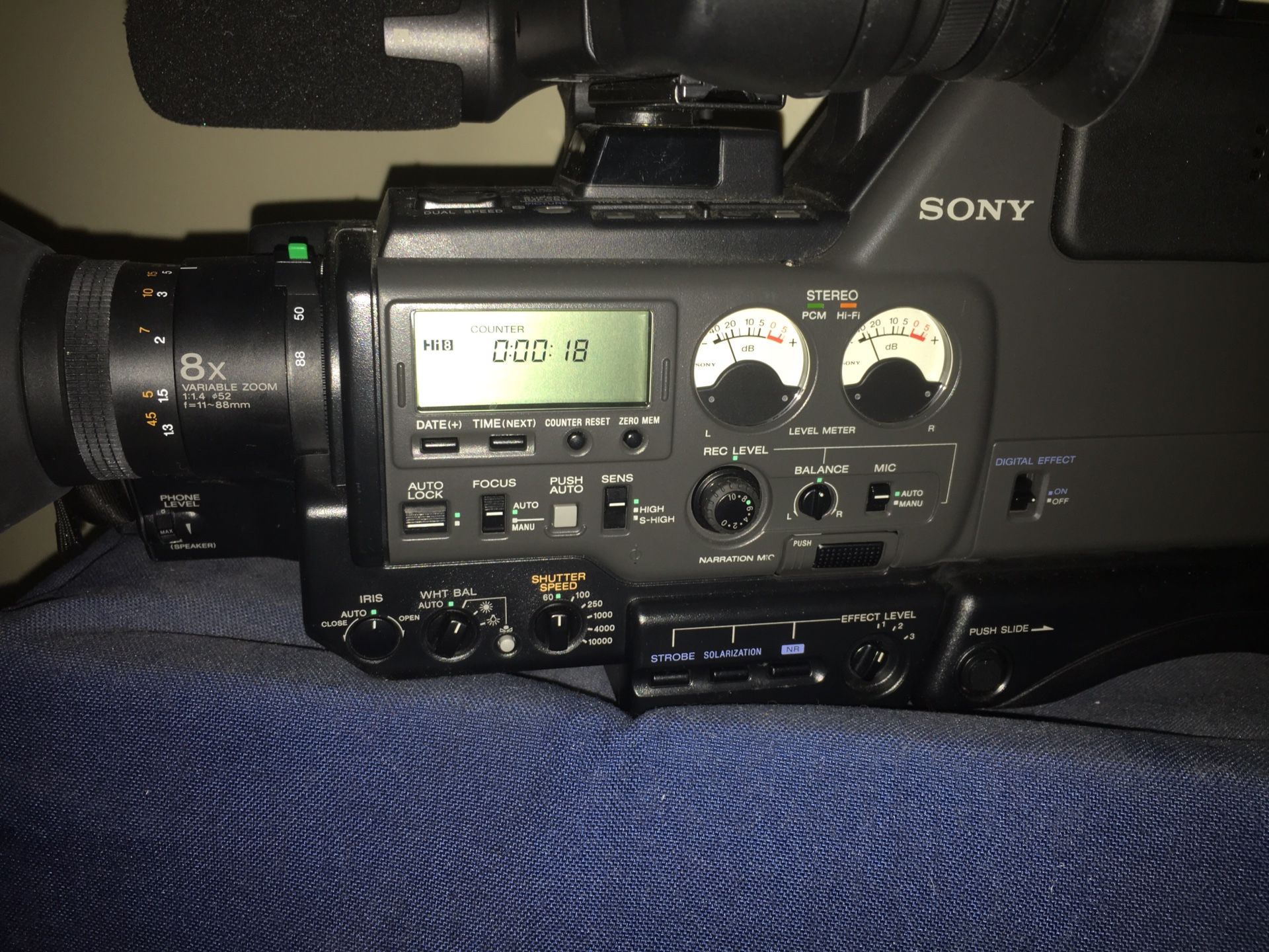 Sony CCD-V5000 Hi8 Professional Video Camera and Editing Equipment