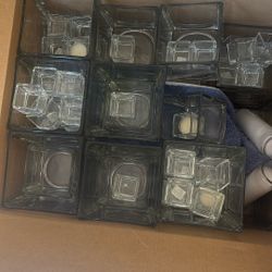 Glass Vases And Tea Lights 