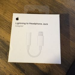 Apple Lightning To Headphone Jack Adapter (2 Of Them)