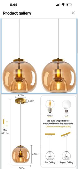 Pendant lights