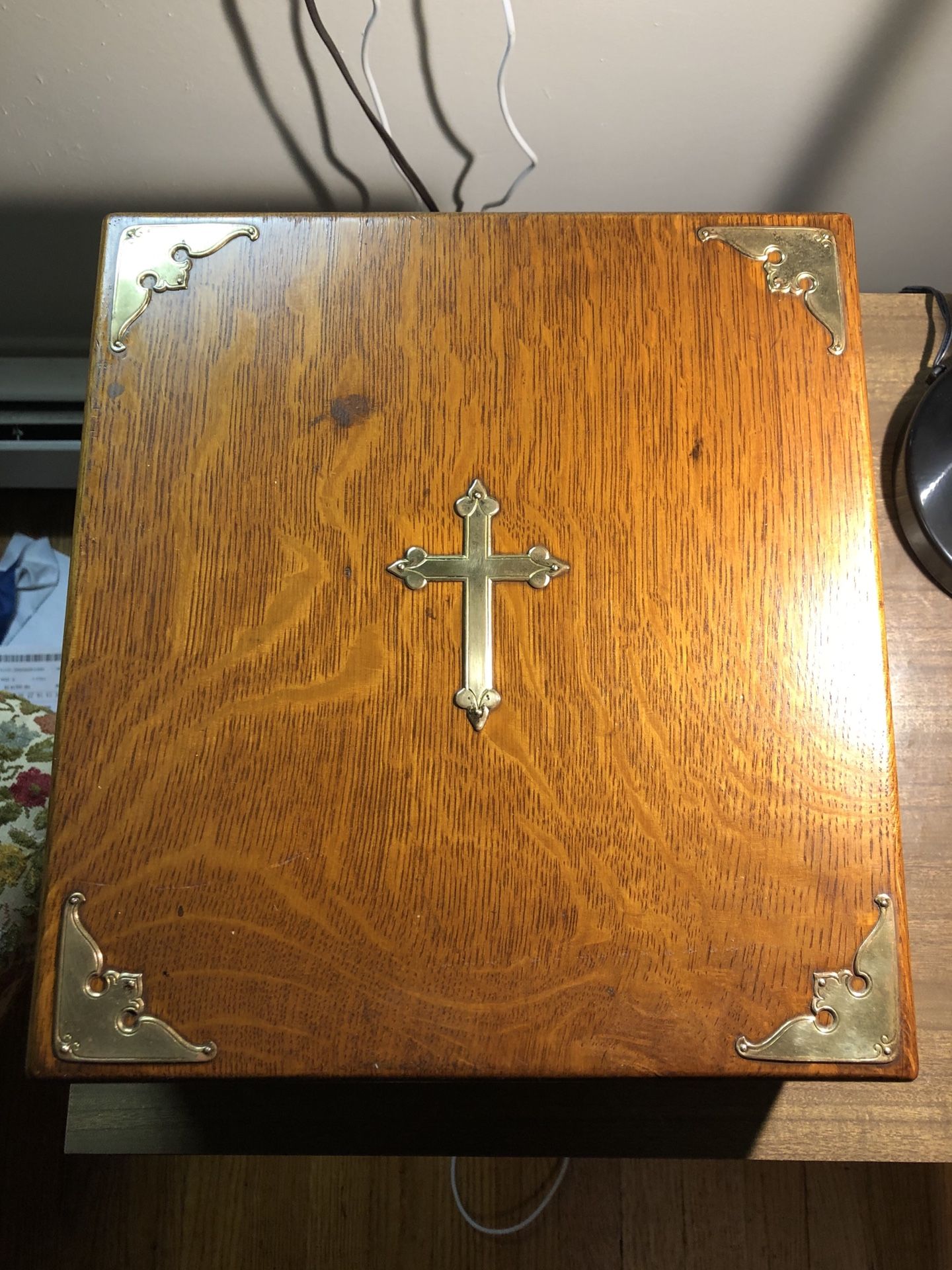 Antique sacrament box