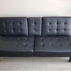 Folded  Couch Bed With 2 Cup Holders