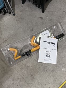 (New In Box) AutoWear Twin Hook Steering Wheel Lock