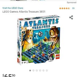 Limited Edition Lego Atlantis Treasure Boardgame