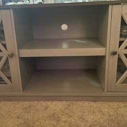 Grey TV stand