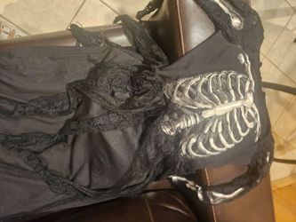 Girls halloween skeleton costume