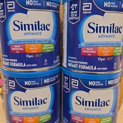 Baby Formula Similac Advance 12.4oz cans