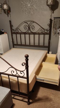 Queen bed frame