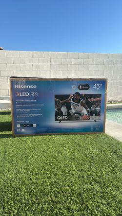 43” Hisense smart 4k Qled hdr tv