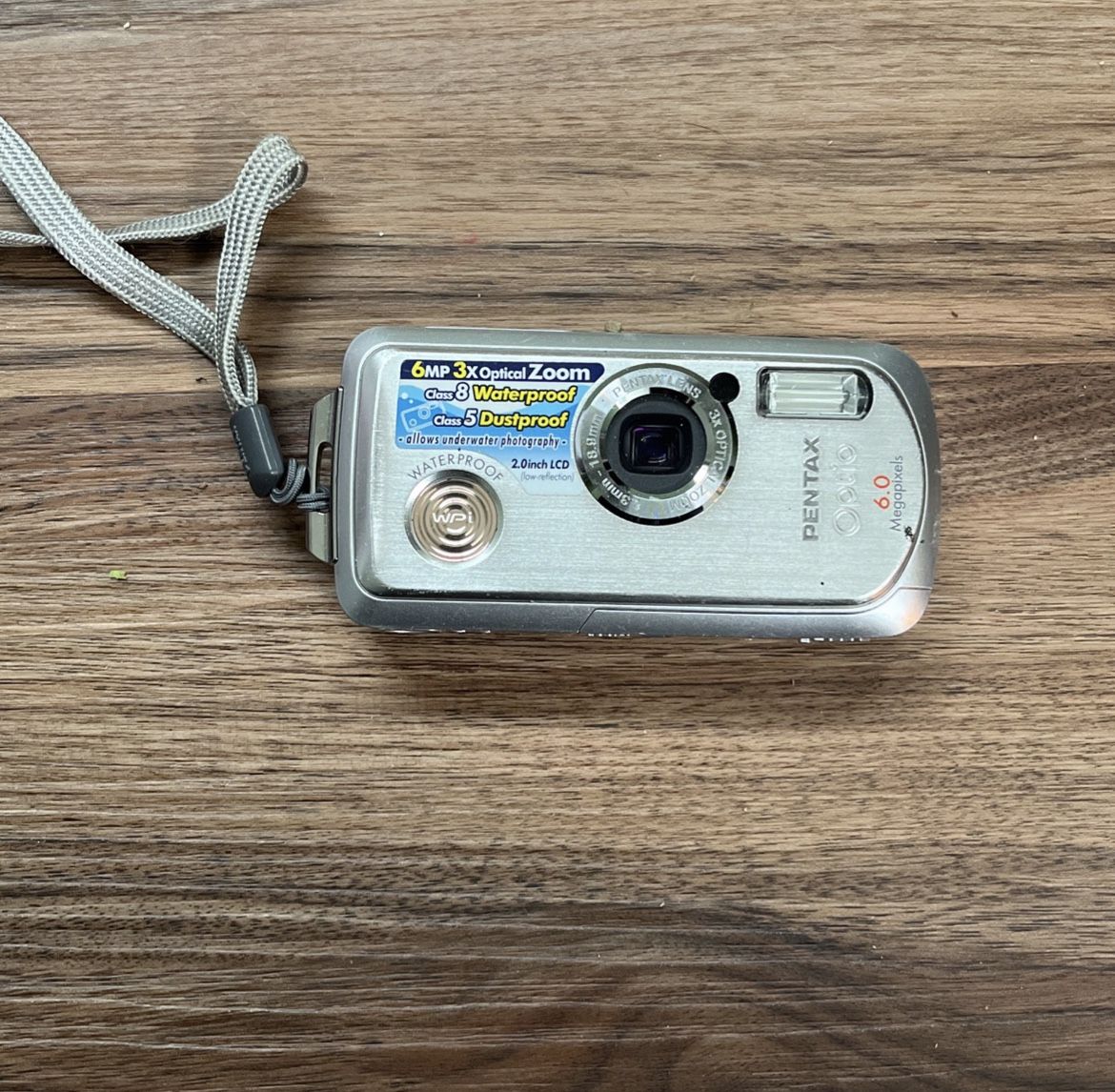 Pentax Optio Wpi Digital Camera (READ DESCRIPTION)