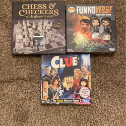 6 Board Games $30 Takes Everything 