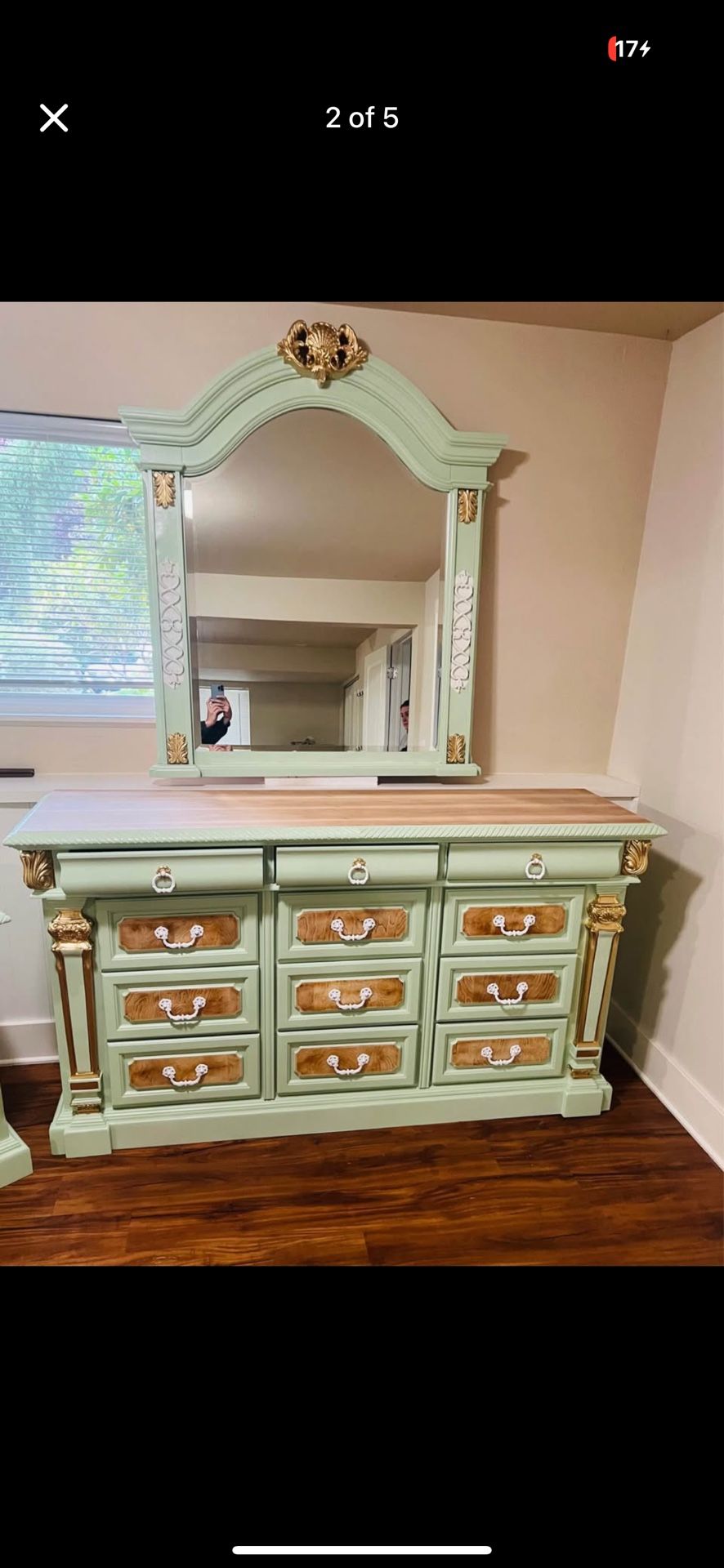 Solid Wood New Dresser & Freshly Painted