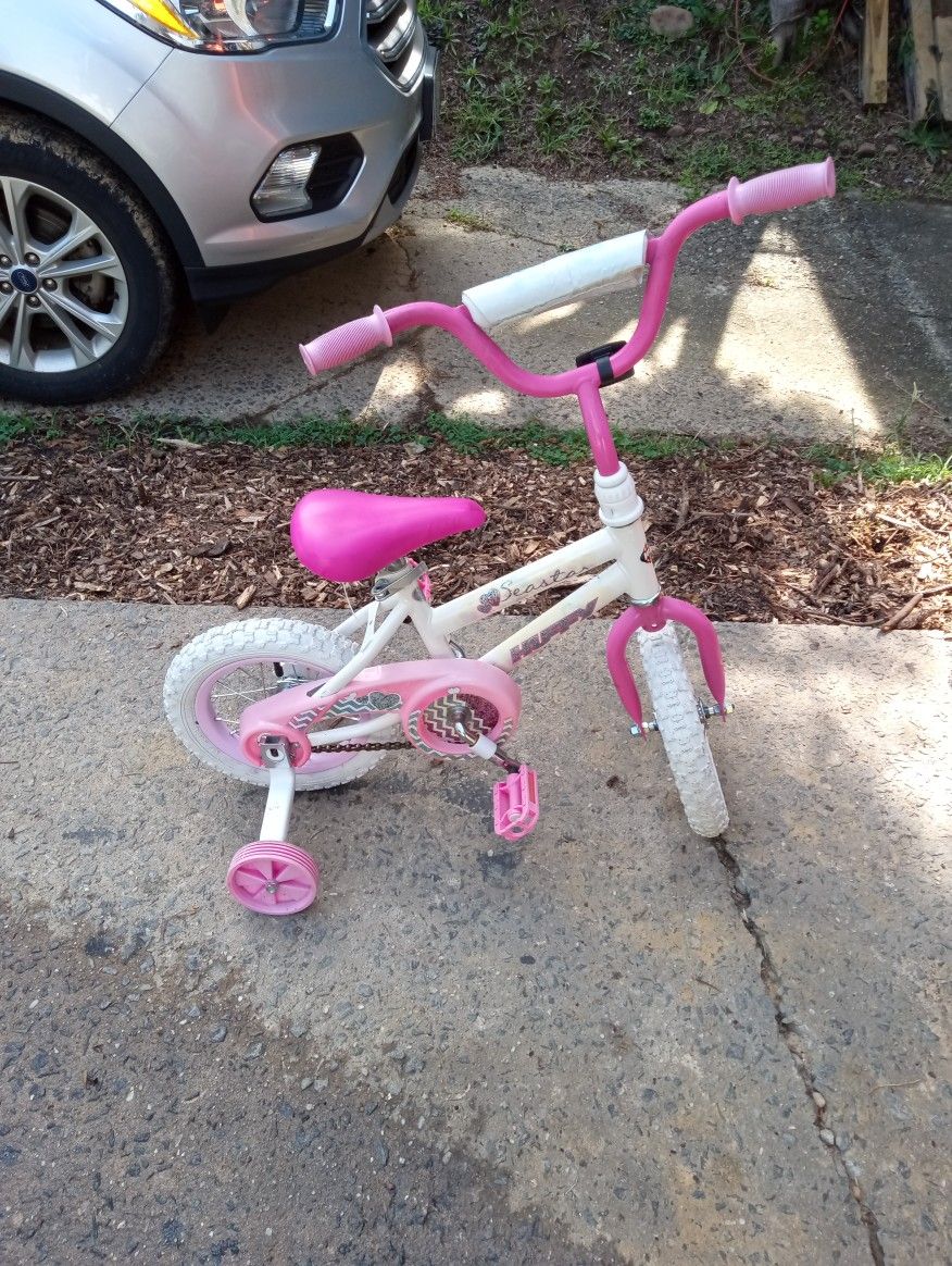 12 Inch Kids Bike With Training Wheels And Coaster Brake Ready To Ride 