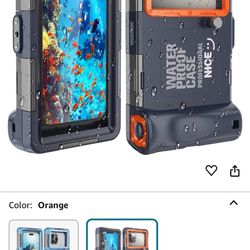 Underwater Snorkeling Diving Phone Case for iPhone 15/14/13/12/11 Pro Max/XR/XS/X Samsung Galaxy S24/S23/S22/S21，[50ft/15m] Professional Scuba Dive Wa