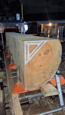 Saw mill three years old, timber thunder