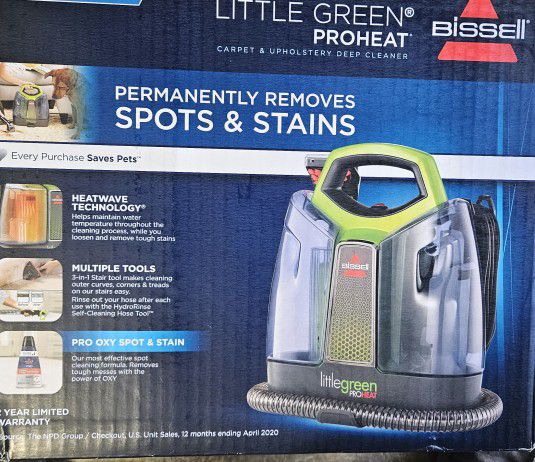 Bissell Little Green Proheat Carpet And Upholstery Cleaner