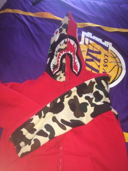 Red Bathing Ape jacket