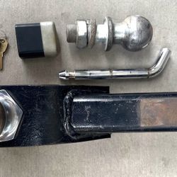Receiver Hitch 2” With Ball And Lock
