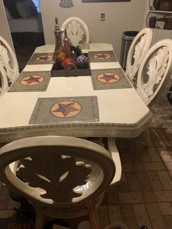 6 Chairs Long Dining Table