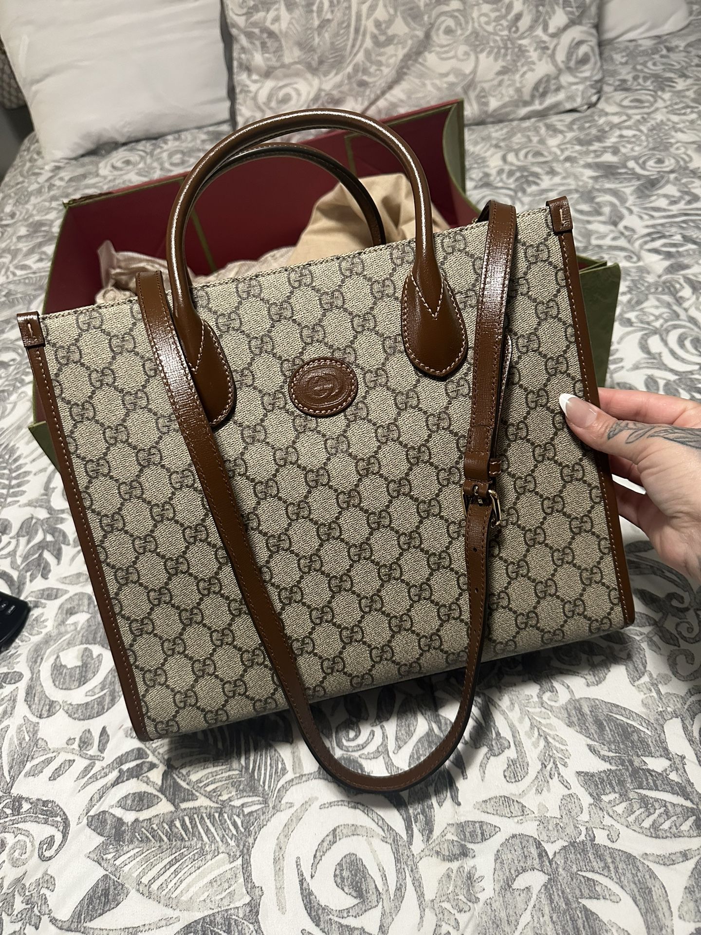 Authentic- New Gucci Tote Bag