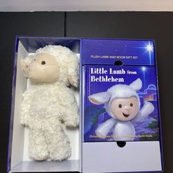 NEW🌟Little Lamb from Bethlehem, Nativity Book & Plush Lamb toy, Family Tradition