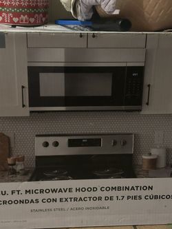 Over The Range Samsung microwave,