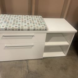 White 2 Drawers