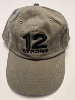 GREAT DEAL - RARE - NEVER USED - “12 Strong” Movie Baseball Hat (Film Crew Swag)