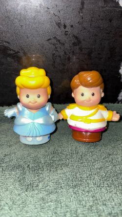 Fisher-Price little people  Cinderella  &.  Prince charming