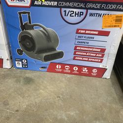 1/2 HP Air Mover For Janitorial Water Damage 