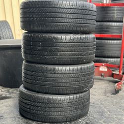 SET OF TIRES 235 40 18 GOODYEAR 85% LIFE