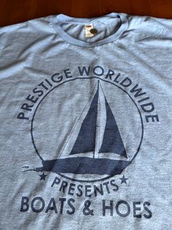 Prestige Worldwide Boats & Hoes Graphic T-Shirt