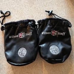 Wilson Staff Leather Golf Pouch