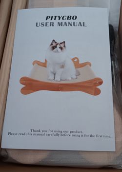 Pitycbo sisal cat scratcher bed new in box