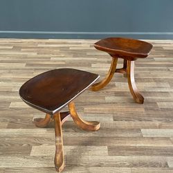 Pair of Vintage Rustic Farmhouse Tripod Park Avenue Stools by Smith & Watson, c.1950’s
- Delivery Available