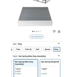 King Metal Box Spring