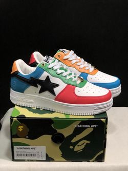 Bape Sta Low-Top Fashion Sneakers