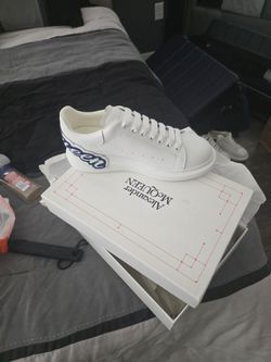 Alexander McQueen Oversized Sneakers White Blue
