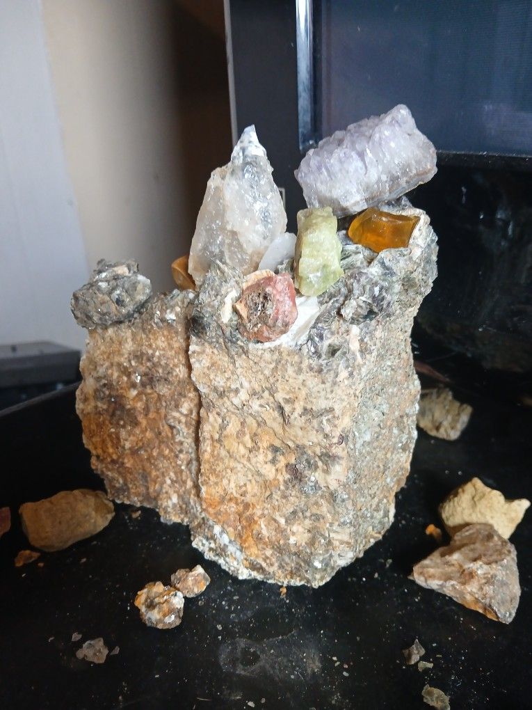 Crystal Cluster In Raw 