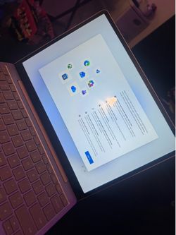 Pink windows surface pro laptop w/ touch screen