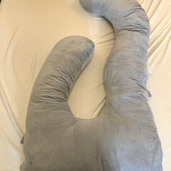 Momcozy pregnancy pillow, U-shaped full body maternity pillow with removable cover