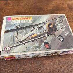 Matchbox 1/72 Gloster Gladiator Biplane Model Kit PK-8