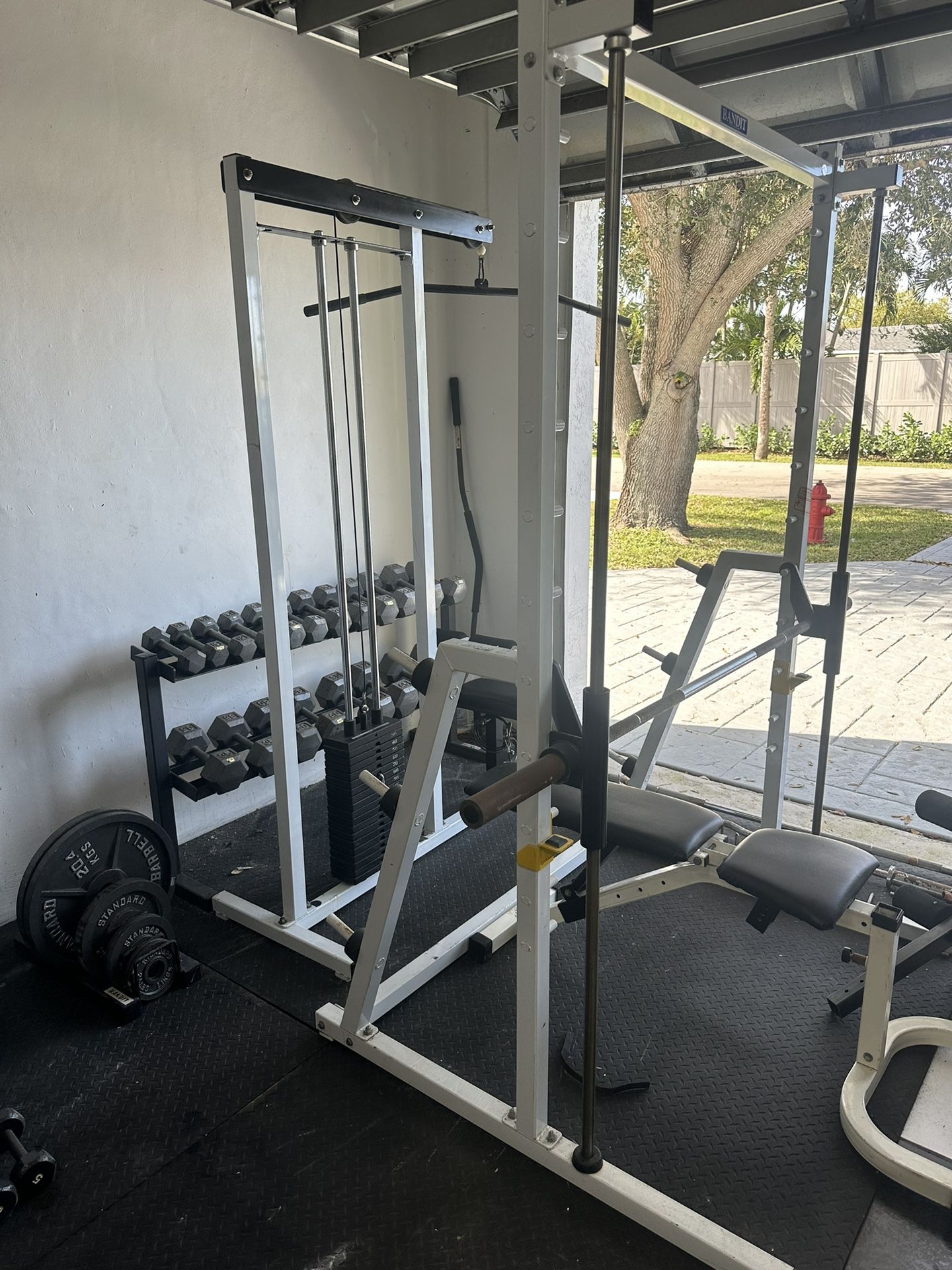 Bandit Gym Equipment, Dumbells/Rack, Heavy Duty Gym Mats