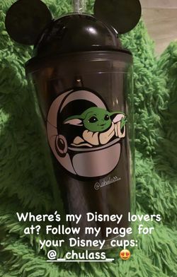 Custom Mickey ear tumblers
