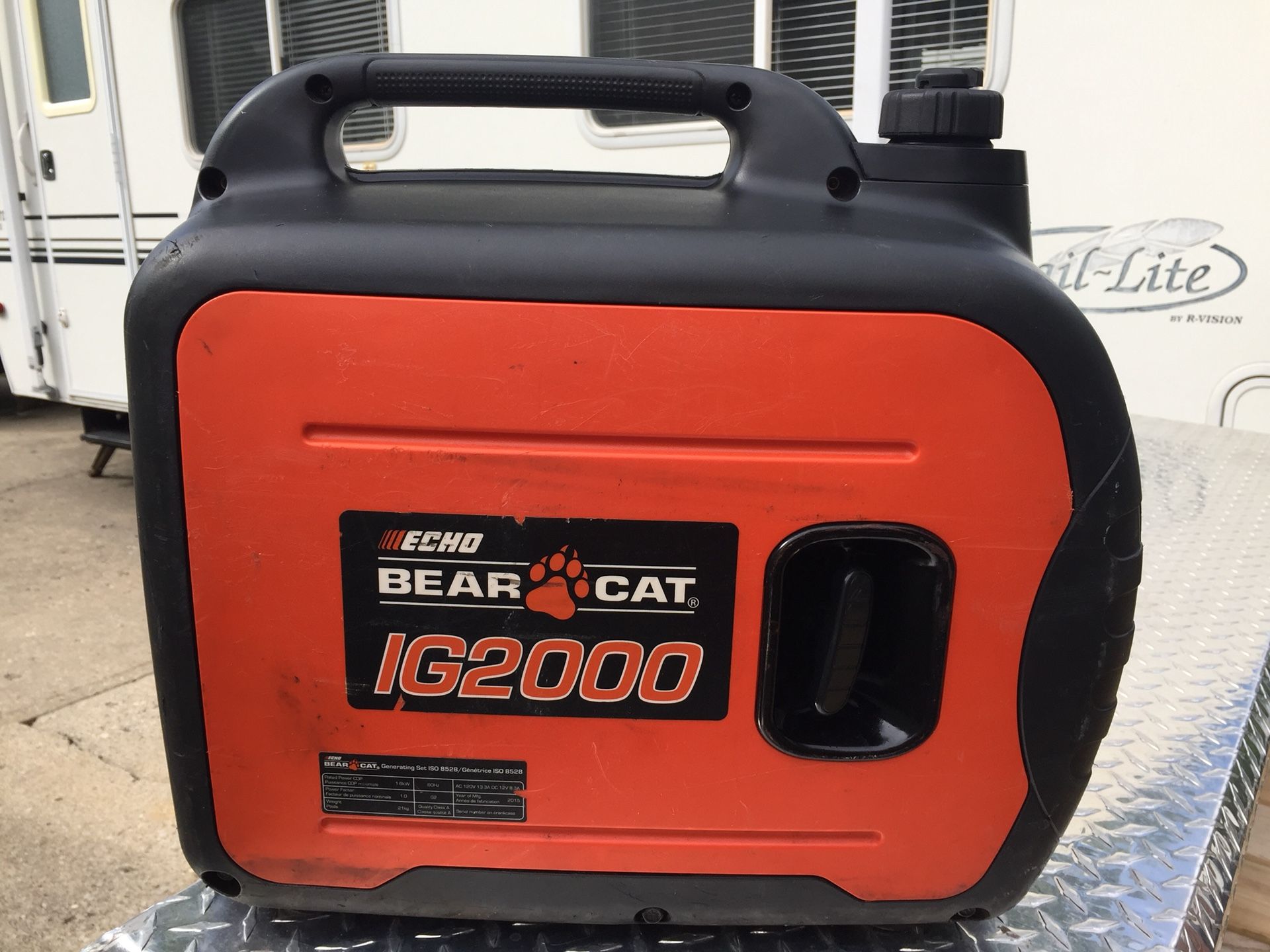 Echo bearcat inverted generator