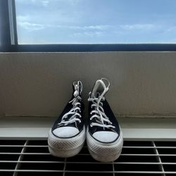 Black Platform Converse 