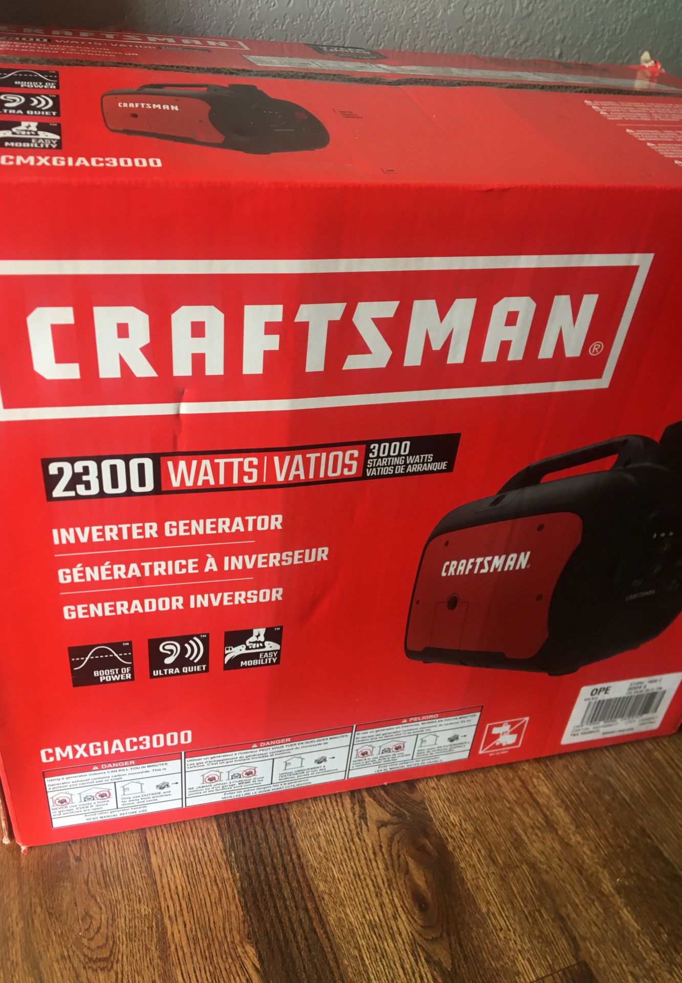 Craftsman 2300 generator $550