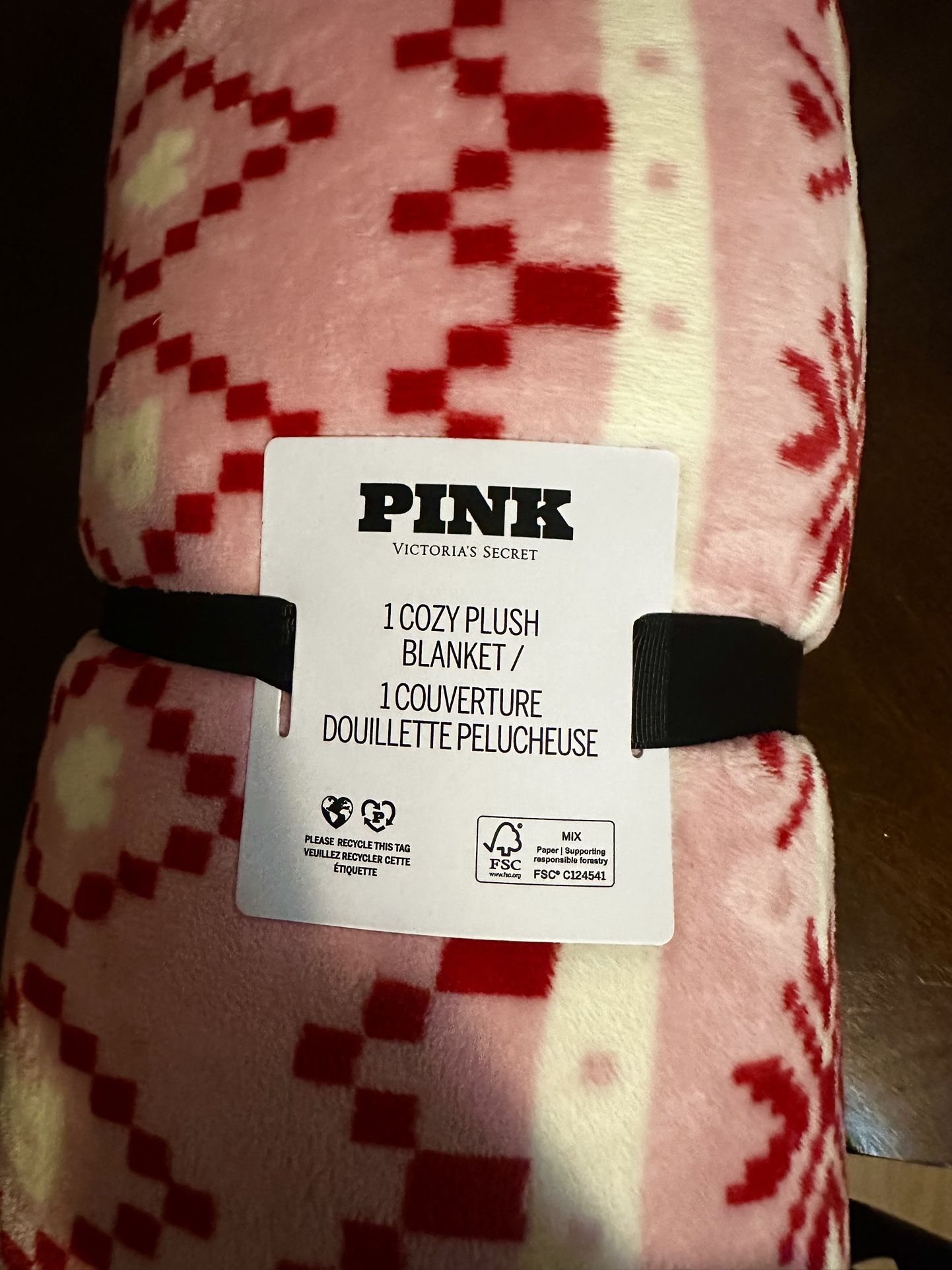 Pink Cozy Plush Blanket